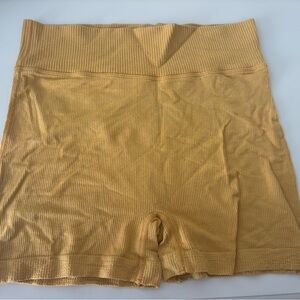 Old Navy Mustard Ribbed Shorts